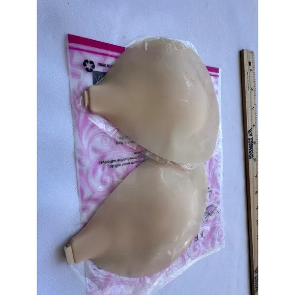 Femagique Silicone Adhesive Strapless Backless Bra Womens B Cream New FSASB-OWB - Picture 6 of 13